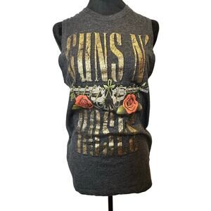 Vintage Guns N’ Roses Tank Tee by Bravado – Rock Punk, Size S